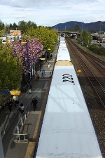 Detraining at the End of the Line, West Coast Express